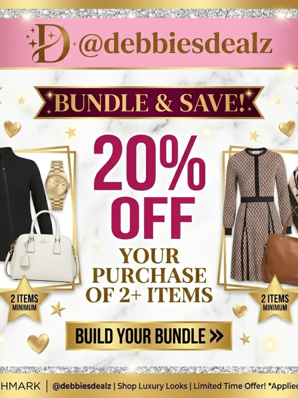 DISCOUNT- OFF LISTING PRICES.MANUAL DISCOUNT-MUST Bundle 2+ Items to save 50%